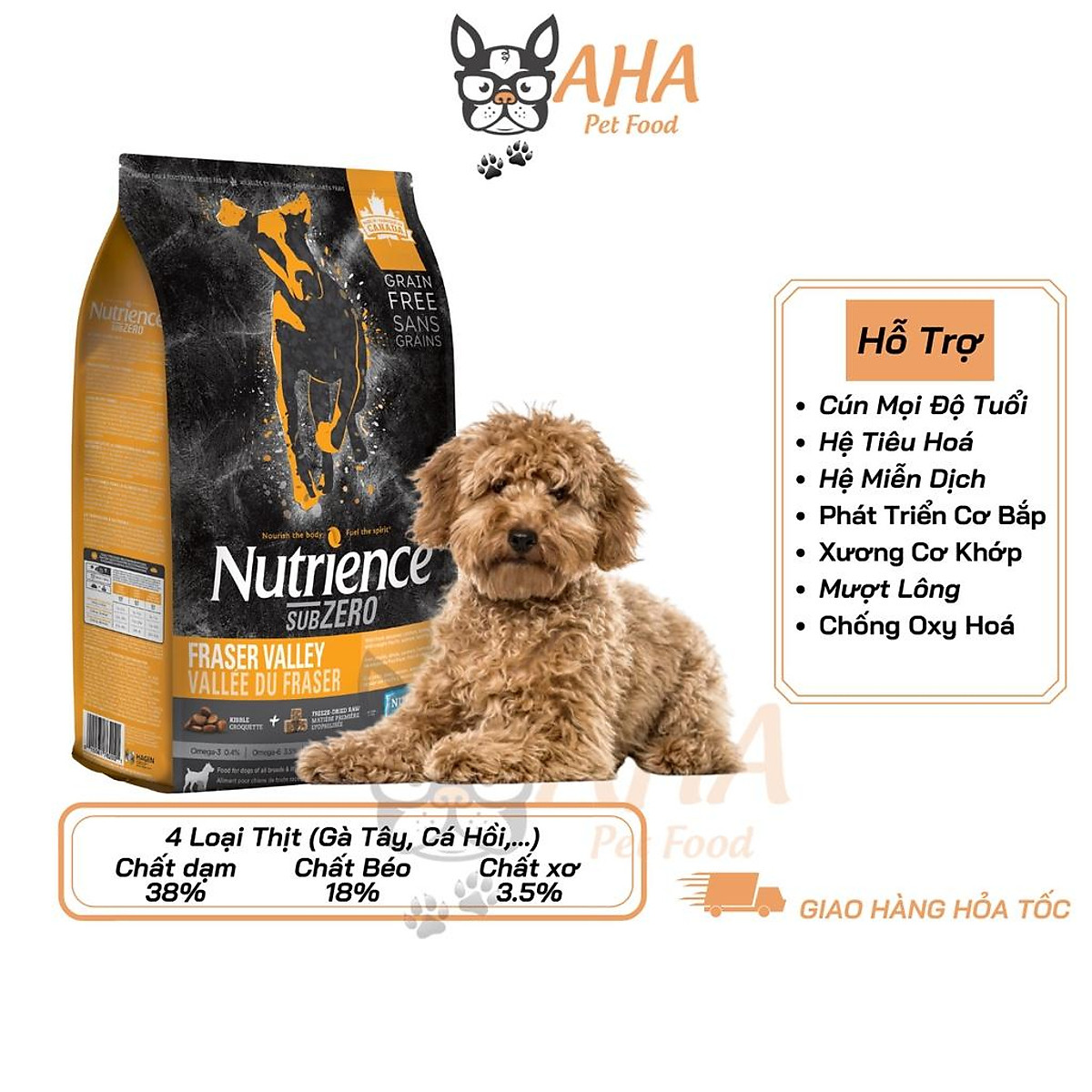 Thức Ăn Hạt Cho Chó Poodle Nutrience Subzero Da Lông Bóng Mượt Bao ...