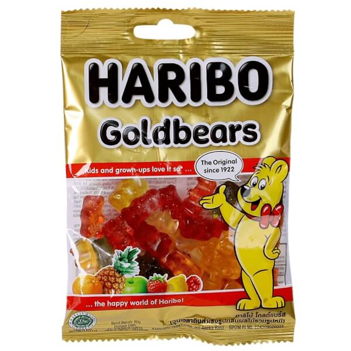 Kẹo dẻo Haribo Goldbears 80g - Kẹo