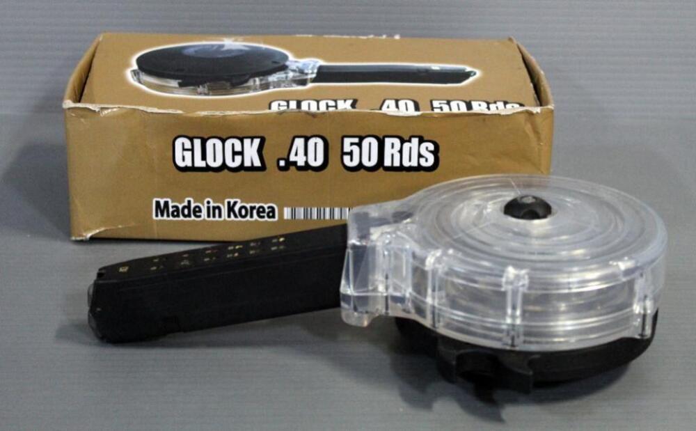 Glock .40 Cal 50-Round Drum Magazine With Box