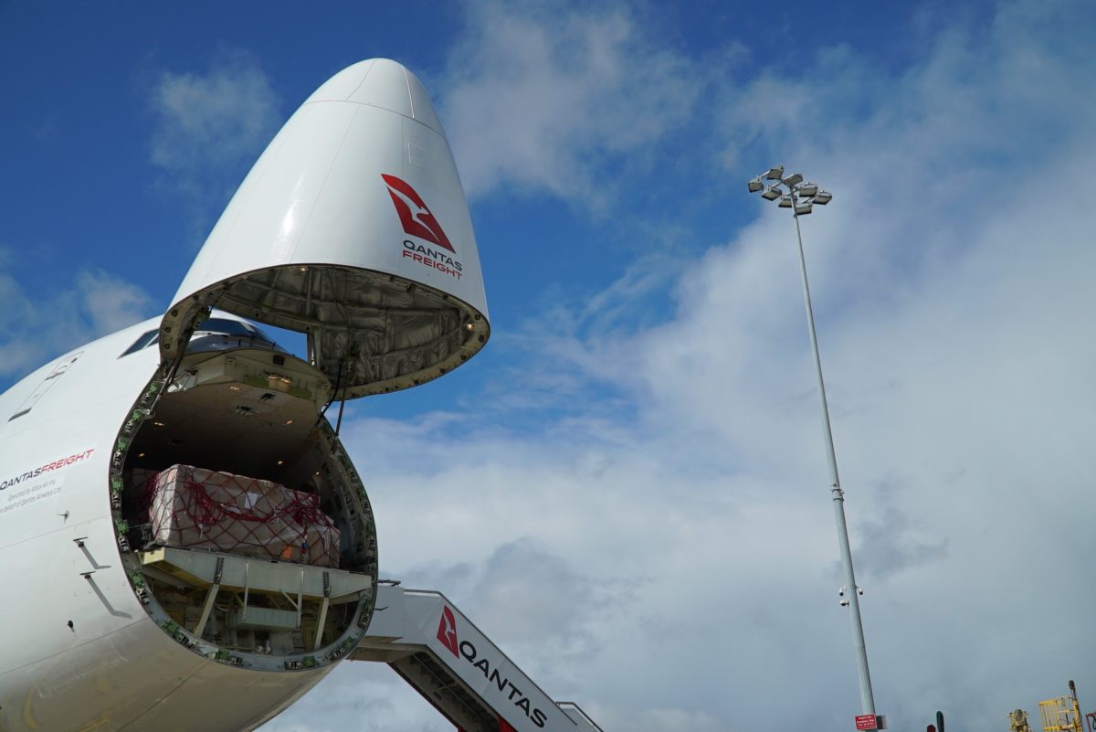 Qantas Receives First Boeing 747-8 Freighter