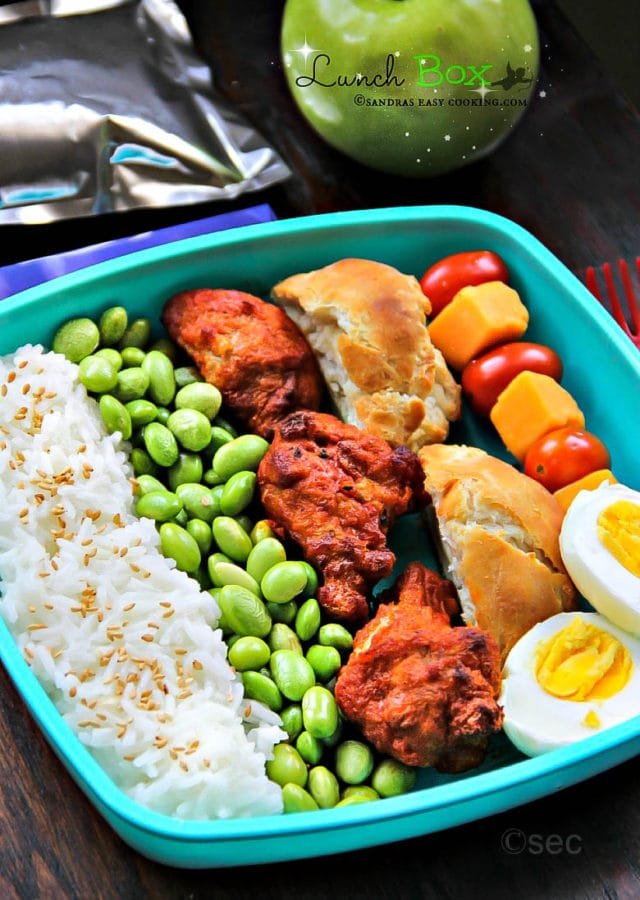 Lunch Box Rice Mukimame Chicken Wings 