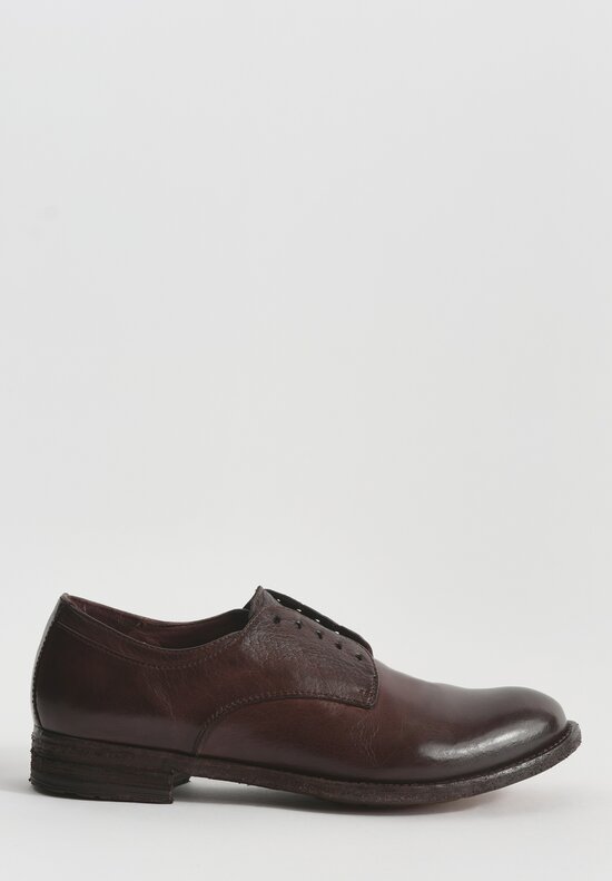 Officine Creative Lexikon Ignis T Oxford Shoe in Otto Brown	