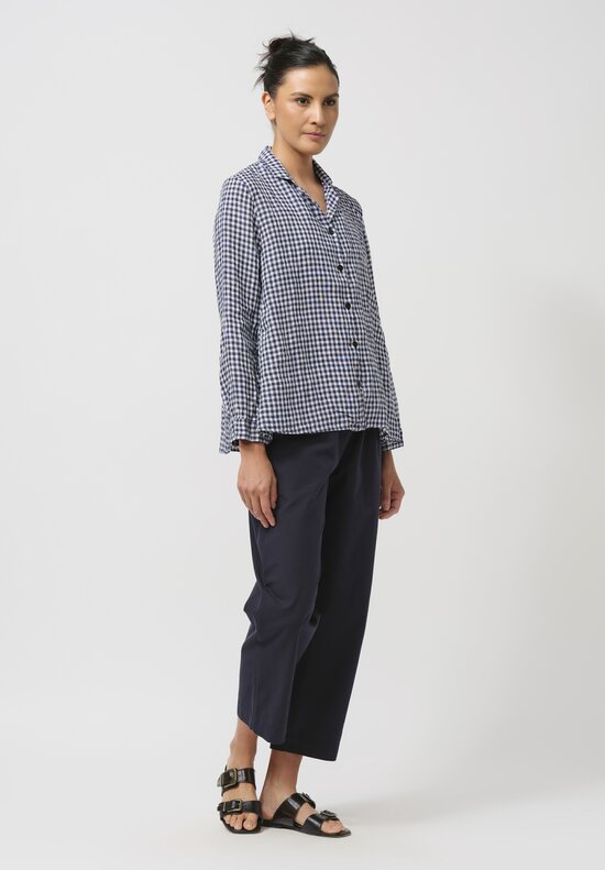 Bergfabel Linen Jenny Shirt in Gingham