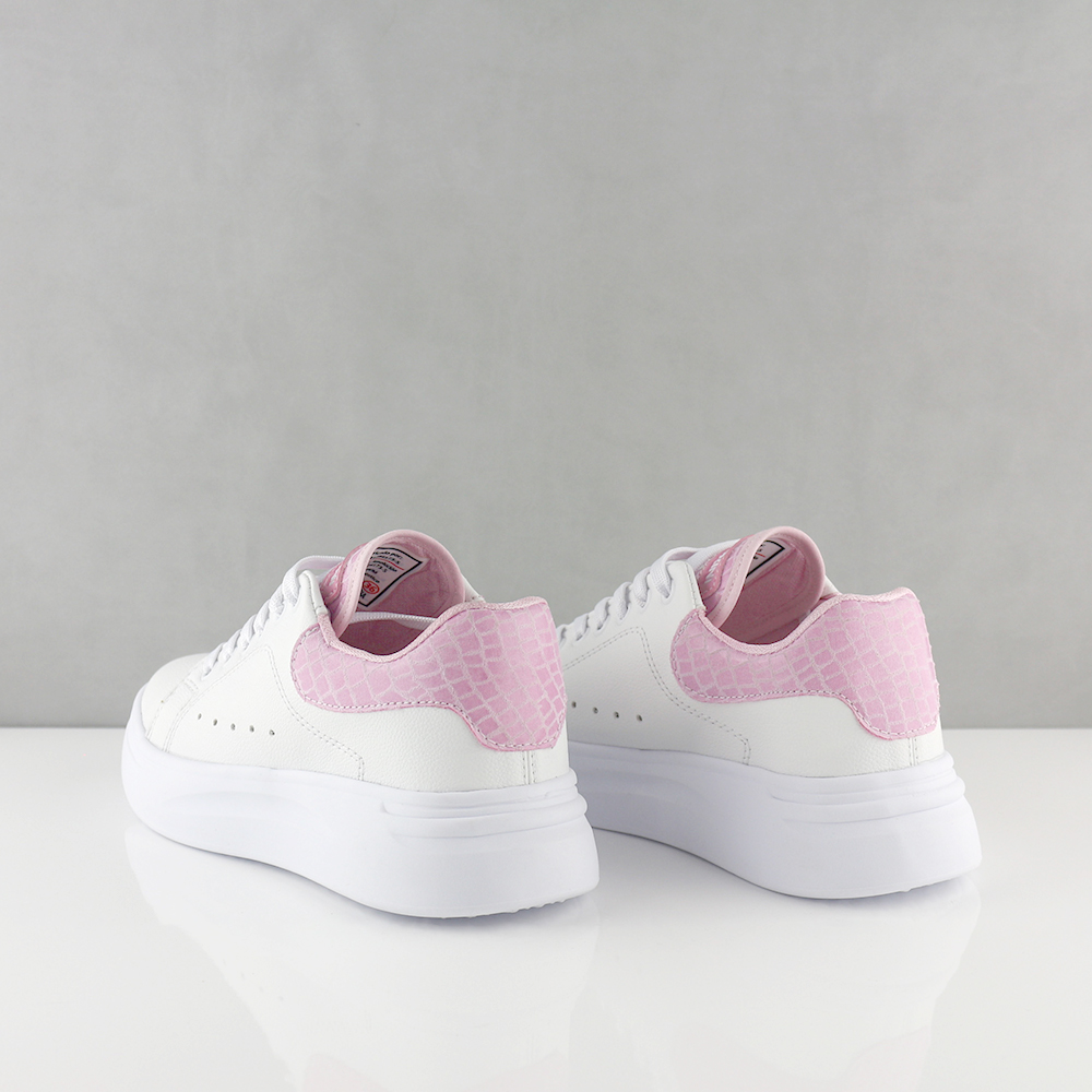 TENIS PARA MUJER MC QUEEN BLANCO/ROSA - SANTORINI