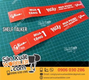 Shelf talker khuyến mại mua 2 tặng 1