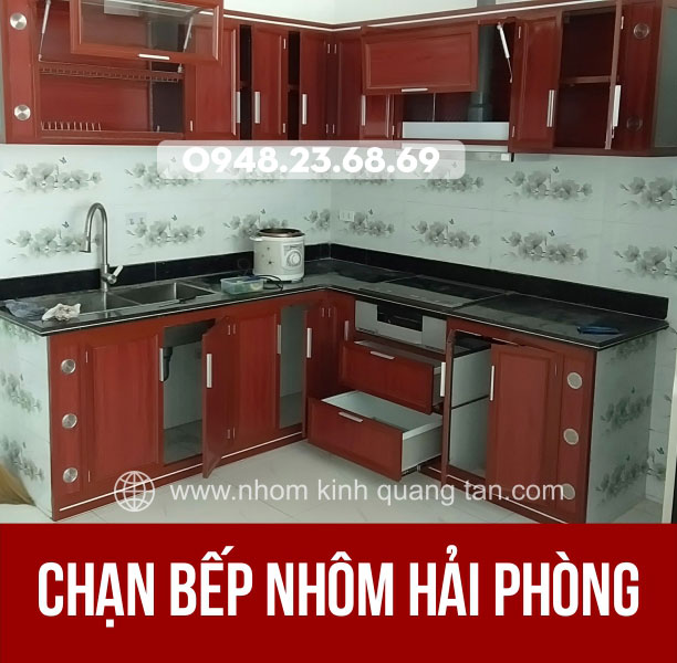 chạn nhôm hải phòng, kệ bếp nhôm hải phòng