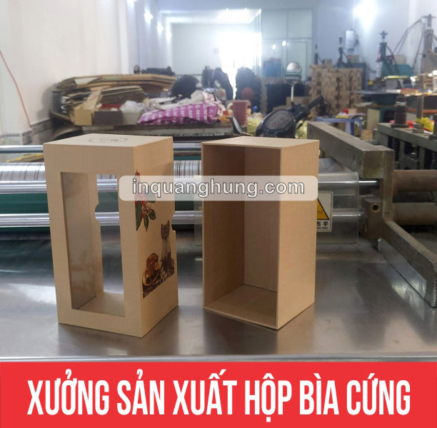 Xưởng sản xuất hộp bìa cứng tại tphcm