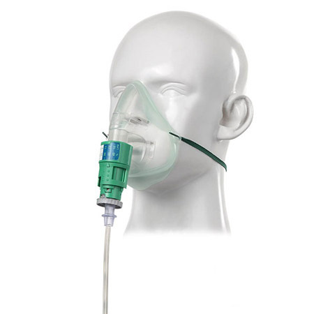 EcoLite Venturi Mask Kit with Tube, Silente, Adjustable, Adult, 1.8m