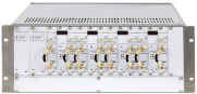 Multiple L-Band Distribution Amplifiers (DAs) and/or Distribution Matrix switches integrated in a 4 HU Chassis