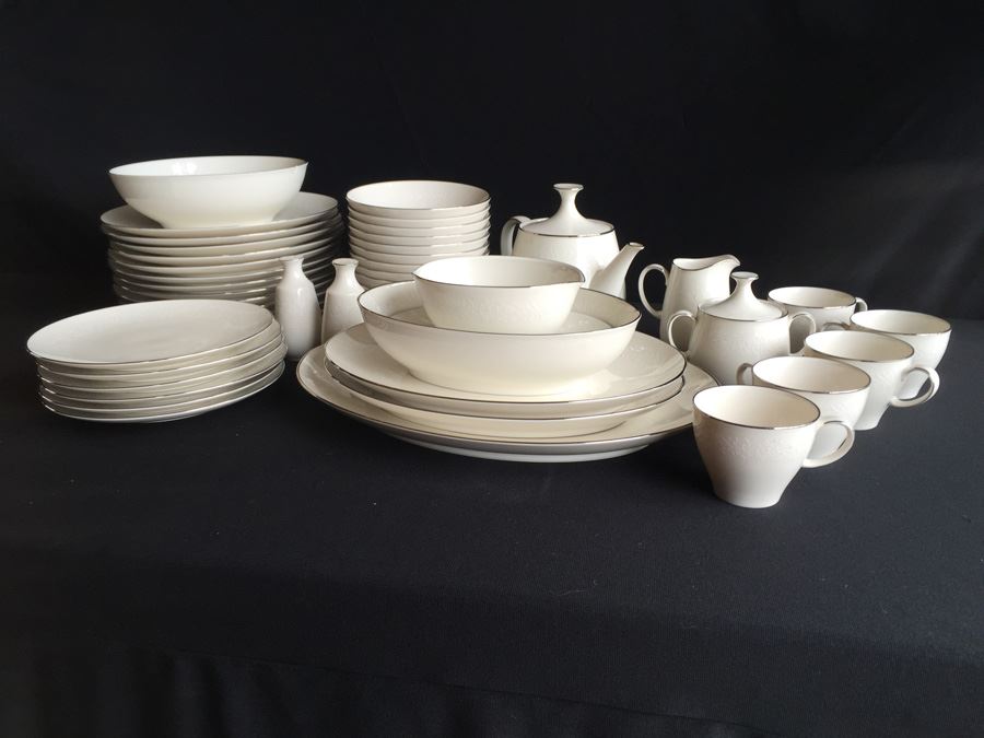 Large Set Of Noritake Ivory China Lorelei