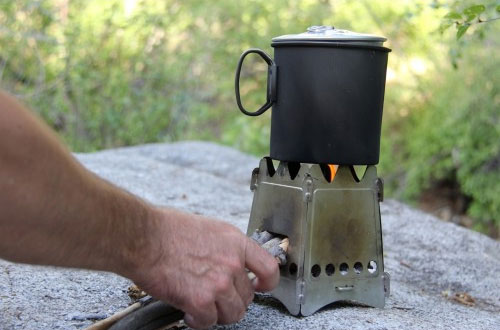 emberlit backpacking wood stove