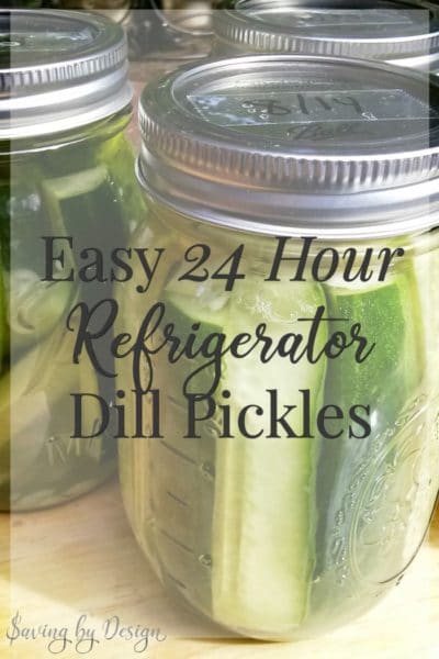 dill pickle recipe - refrigerator dill pickles