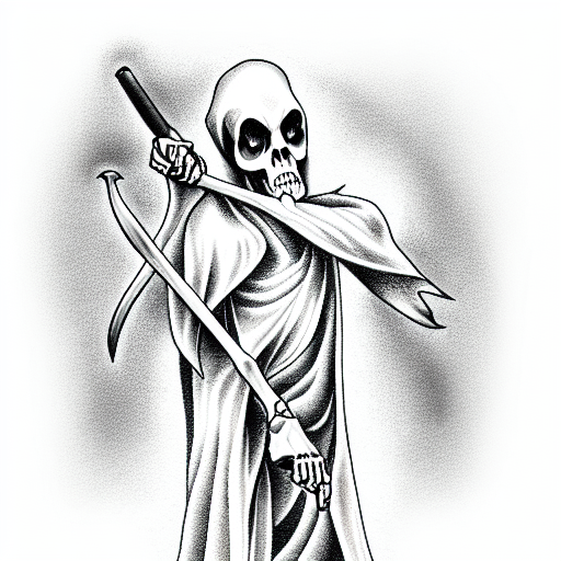 40 Grim Reaper Tattoo Designs  Meaning  The Trend Spotter