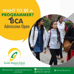 Bachelor of Computer Application BCA UG Undergraduate program at SBS