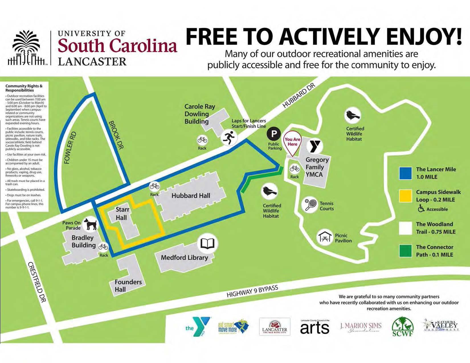 Lancaster University Campus Map