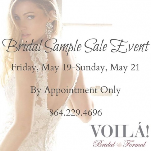 Bridal Sample Sale Voilá Bridal & Formal