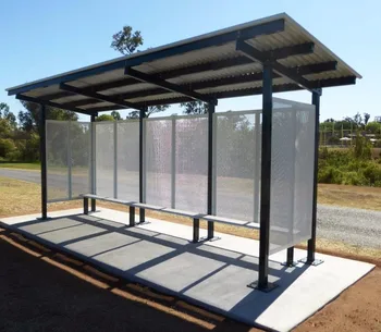 Classical Prefabricated Bus Stop Shelter - Buy Bus Shelter ...