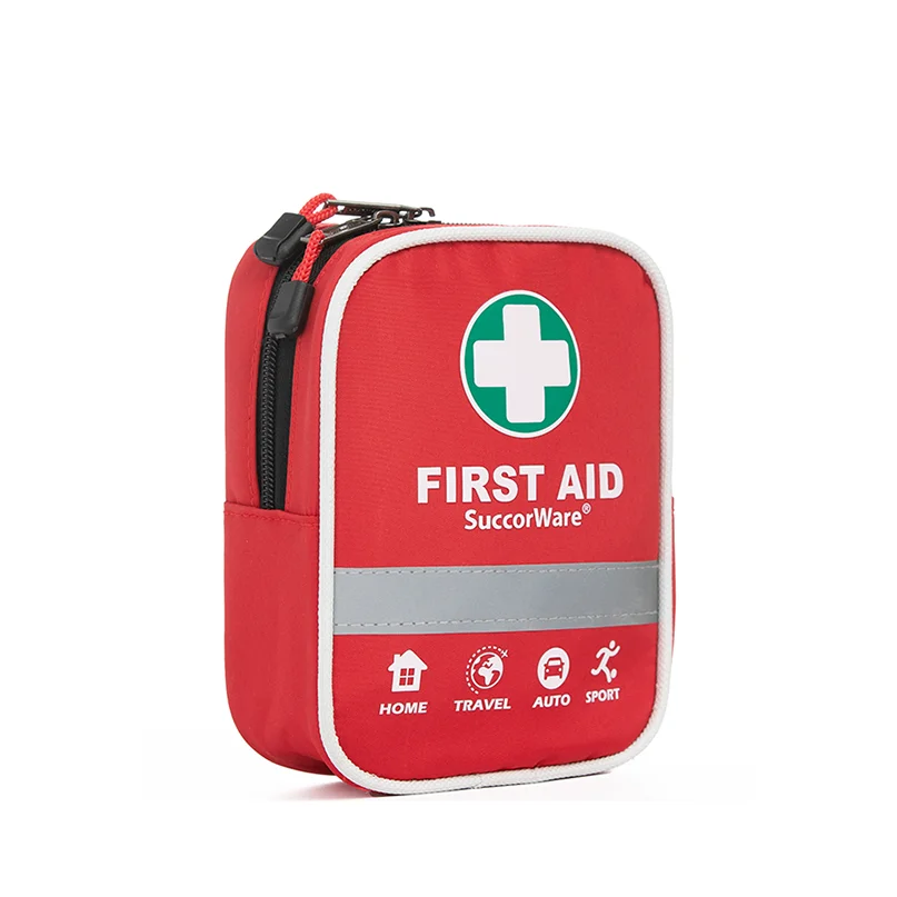 130 Pieces Best Selling Medical First Aid Kit Red First Aid Kit With ...