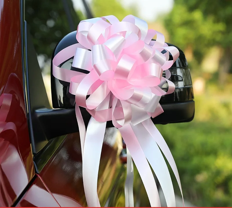 Letters Car Handle Wedding Party Room Diy Wrapping Decoration Knot Diy ...