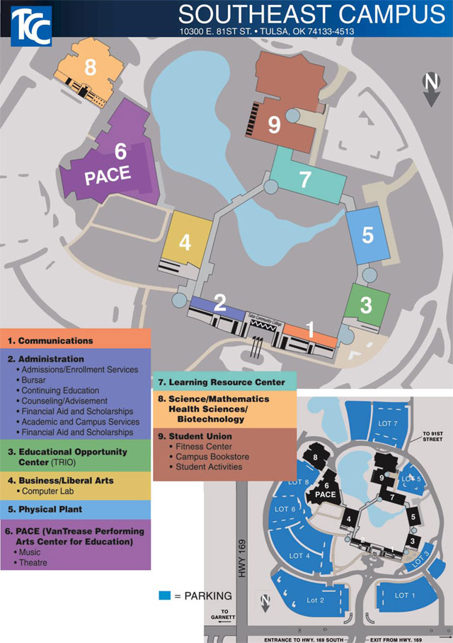 Tcc South Campus Map - United States Map