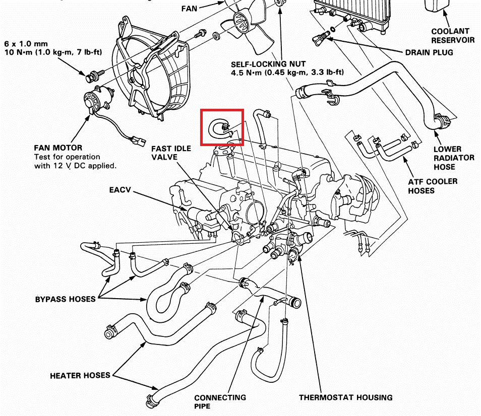 b18b1 intake manifold diagram