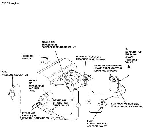 b18b1 intake manifold diagram