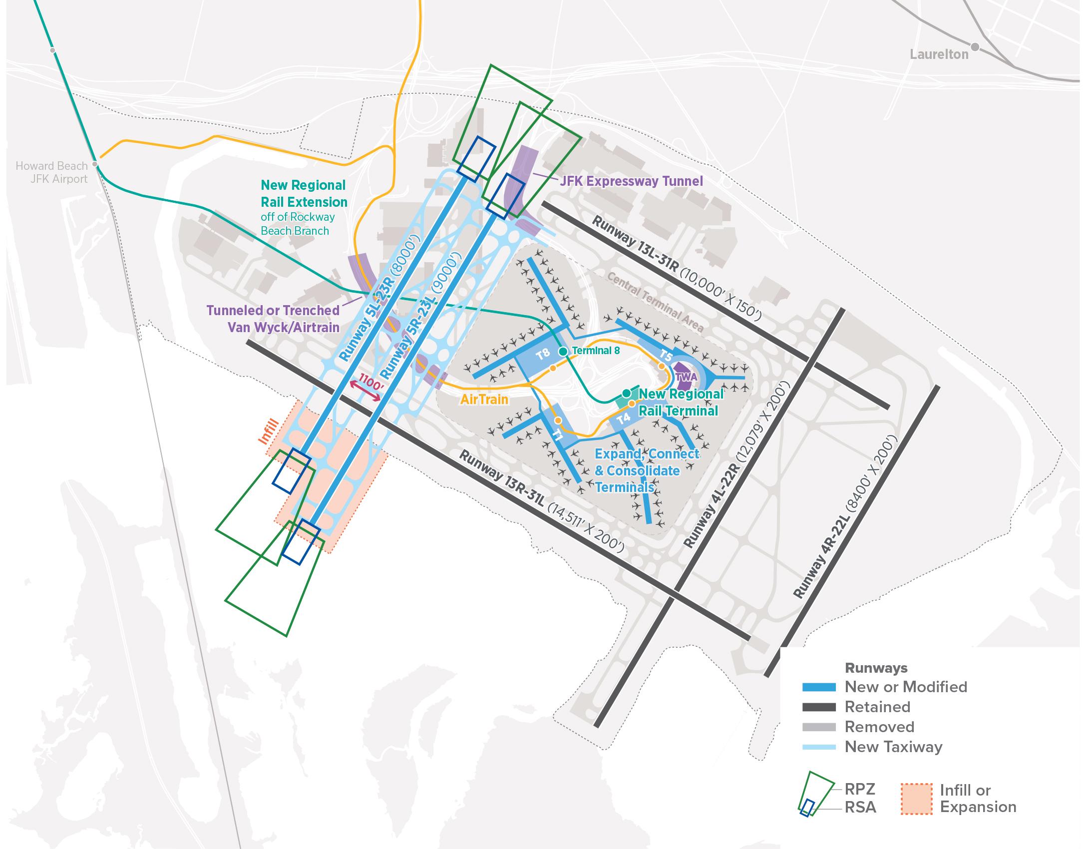 jfk runways diagram