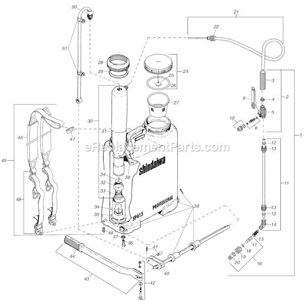 northstar sprayer parts diagram