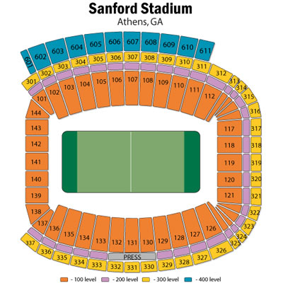 Sanford Stadium Diagram - Wiring Diagram Pictures