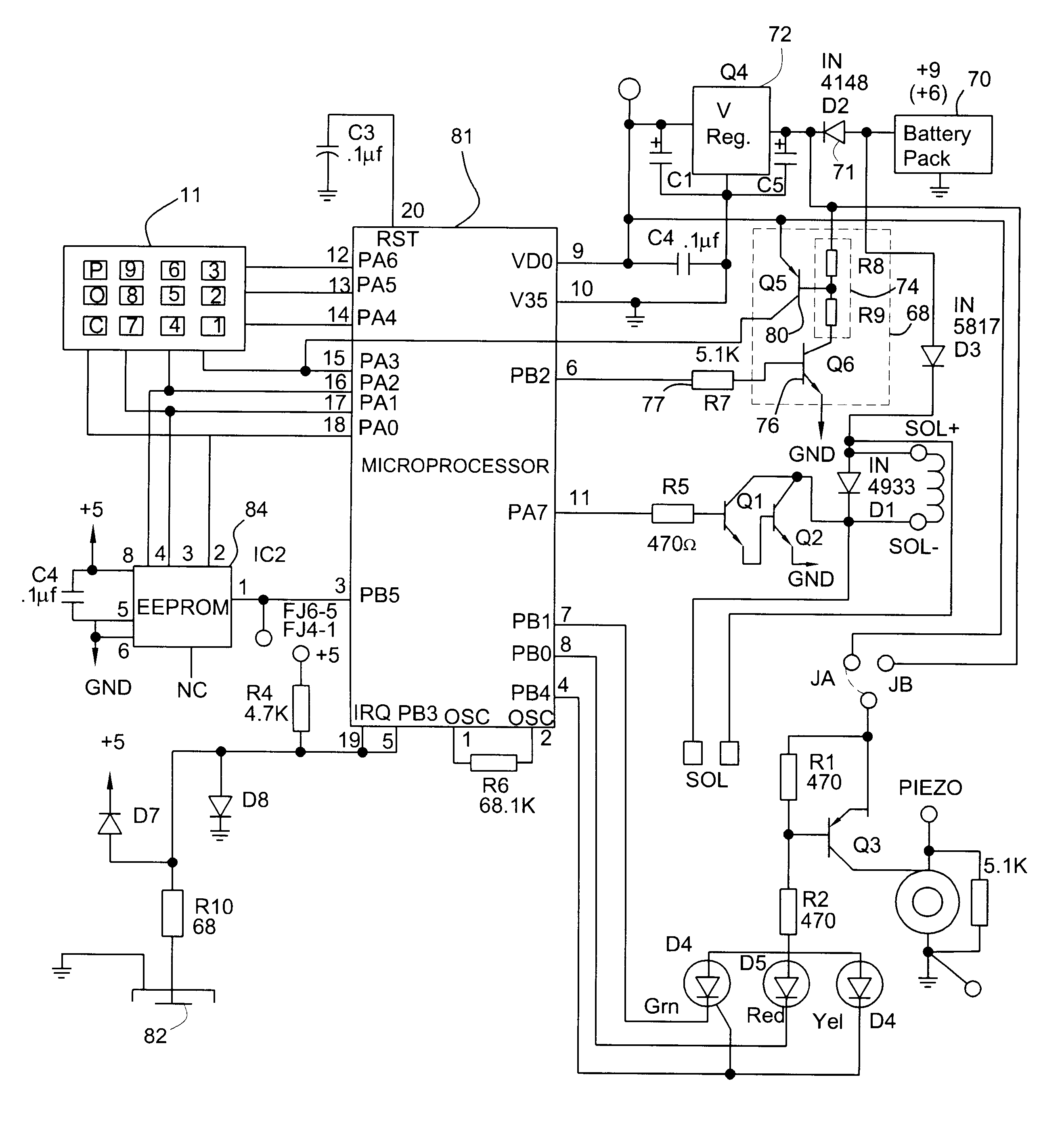 sentry safe wiring diagram