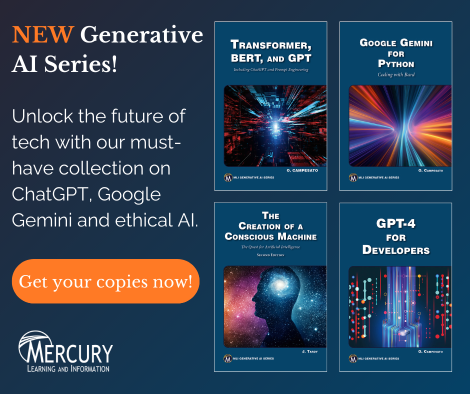 Press Release: Generative AI Series Published by Mercury Learning and Information: Shaping the Future of Technology