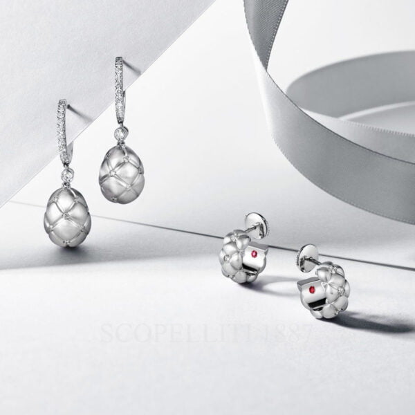 faberge hoop earrings treillage