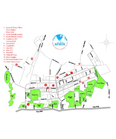 Fort Campbell Army Base Map