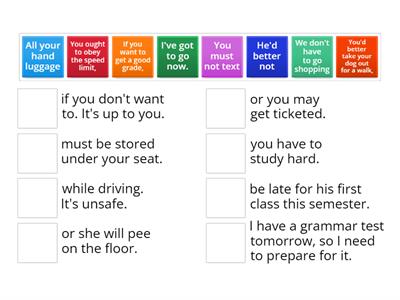 Charts 9-3 and 9-4 Grammar 5