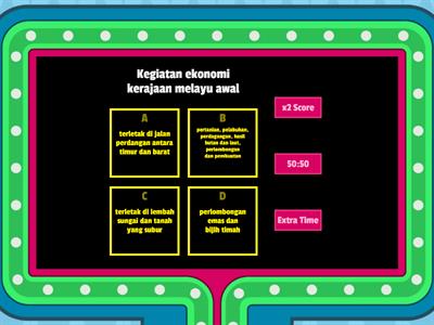 TAHUN 4 : KEGIATAN EKONOMI KERAJAAN MELAYU AWAL