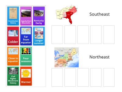 Northeast v Southeast