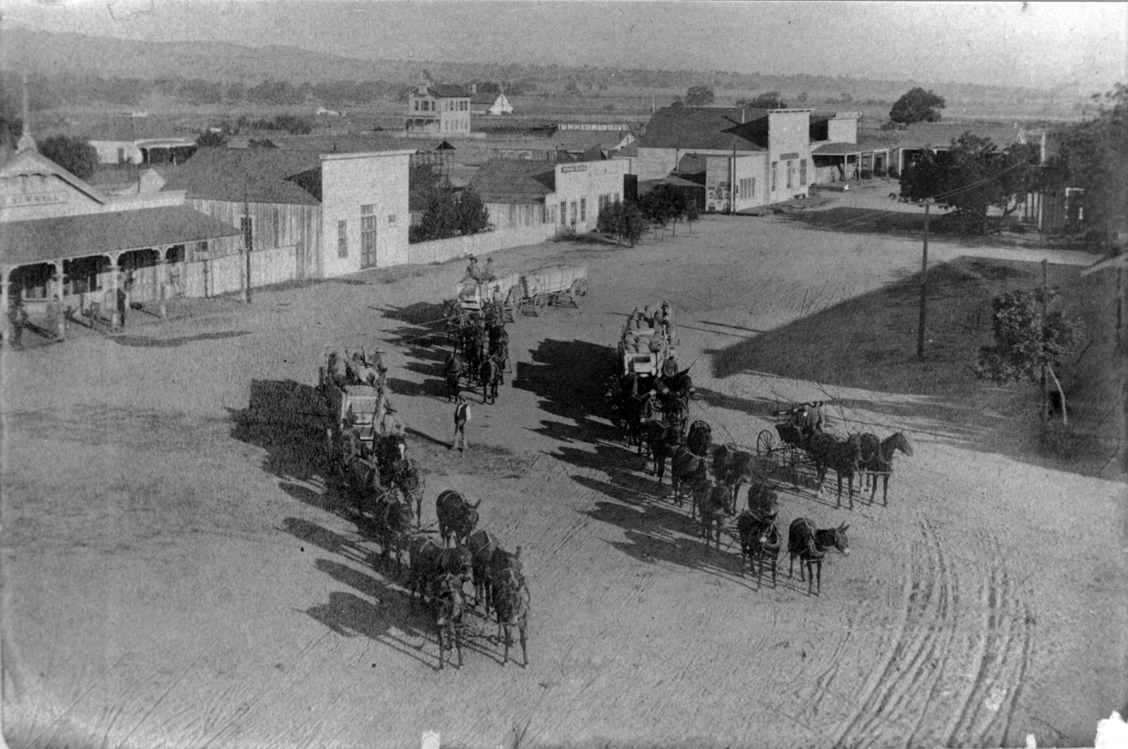 SCVHistory.com AP0403 | Newhall | Railroad Avenue, 1887