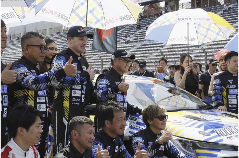 Toyota debuts hydrogen-fueled Corolla race car as auto racing begins shift away from gas guzzlers