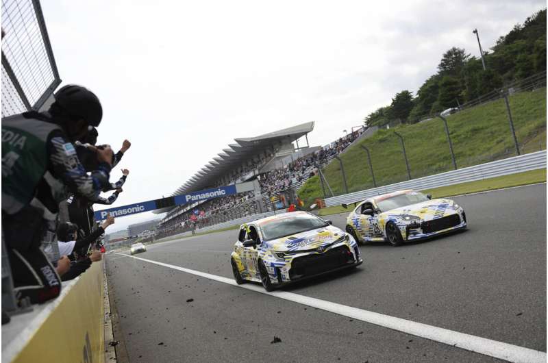 Toyota debuts hydrogen-fueled Corolla race car as auto racing begins shift away from gas guzzlers