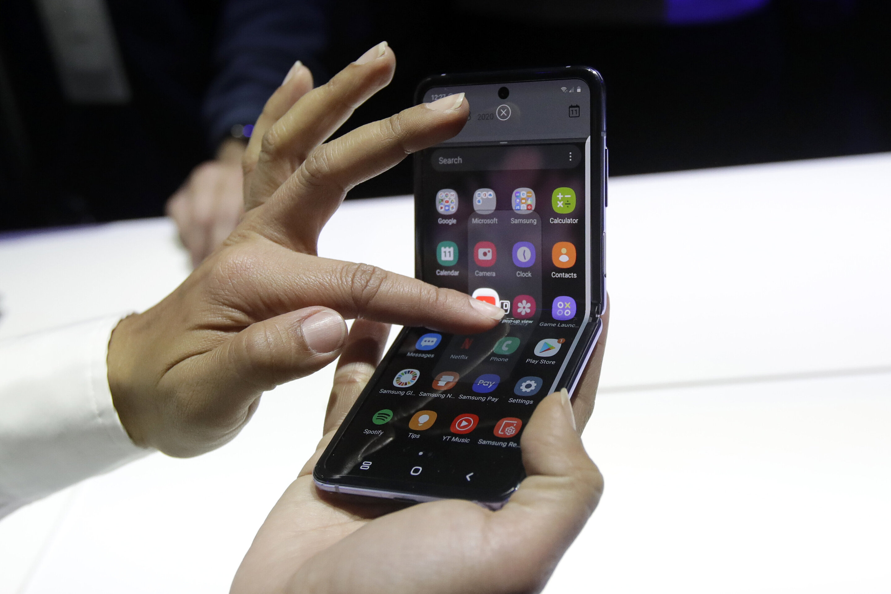 Samsung unveils its new foldable phone, the Galaxy Z Flip