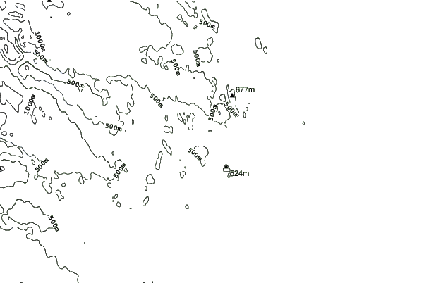 Gällivare neighbourhood contours