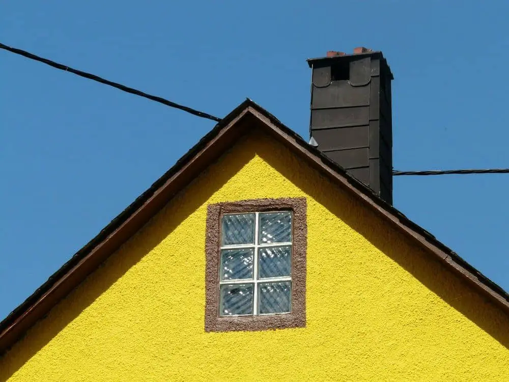 Yellow House with Chimney