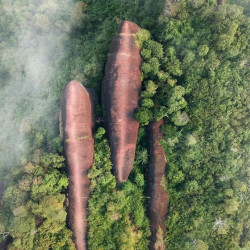 The Legend of Three Whale Rock, a 75 Million-Year-Old Rock in Thailand