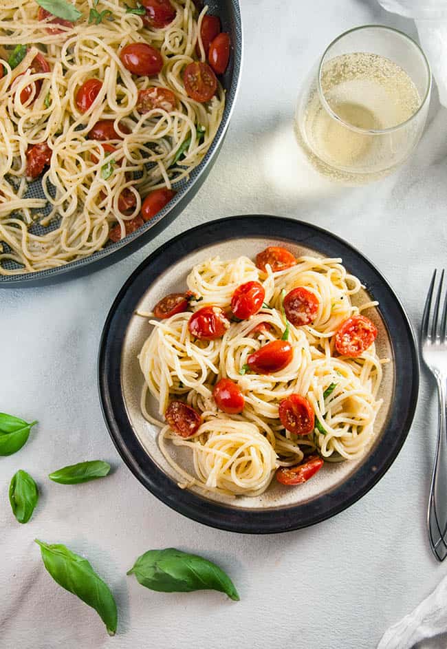 Quick and Easy Bruschetta Pasta