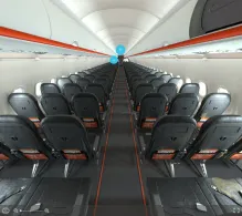 easyJet Europe Airbus A320neo seat maps 360 panorama view