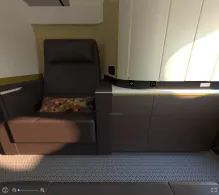 Etihad Airways Airbus A380-800 seat maps 360 panorama view