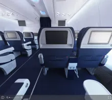 Delta Boeing 737-800 seat maps 360 panorama view