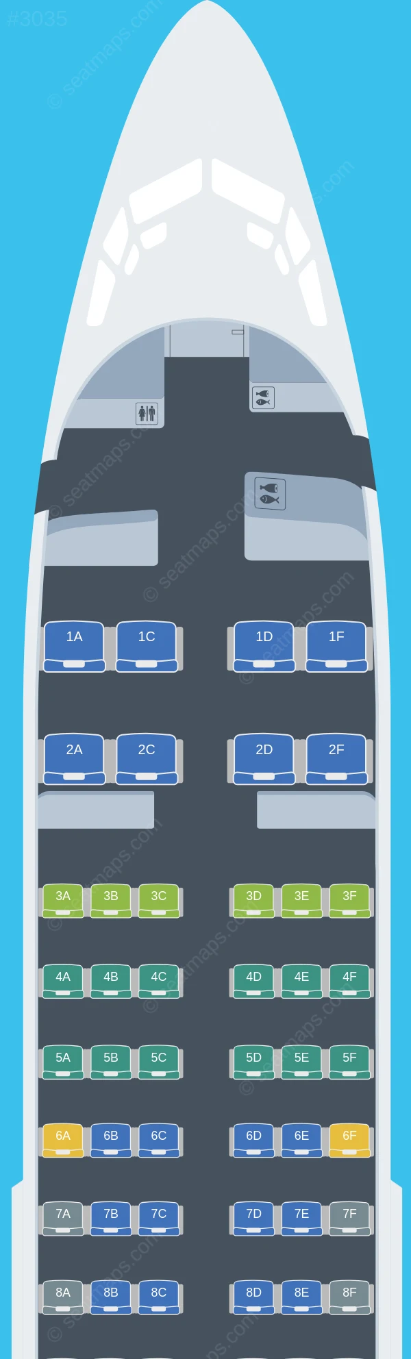 Virgin Australia Boeing 737-700 V.2 seatmap preview