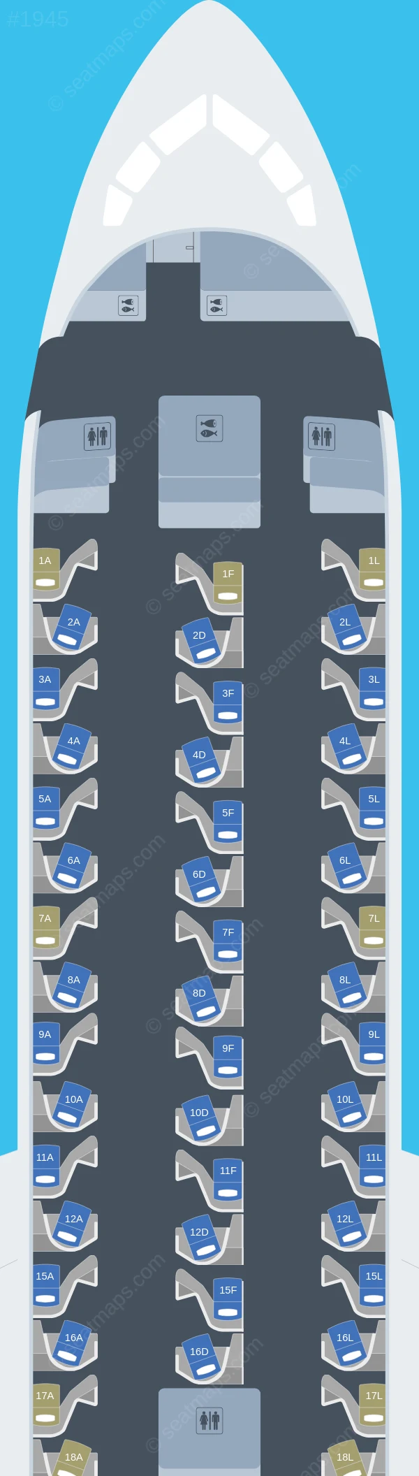 United Boeing 767-300ER V.3 seatmap preview