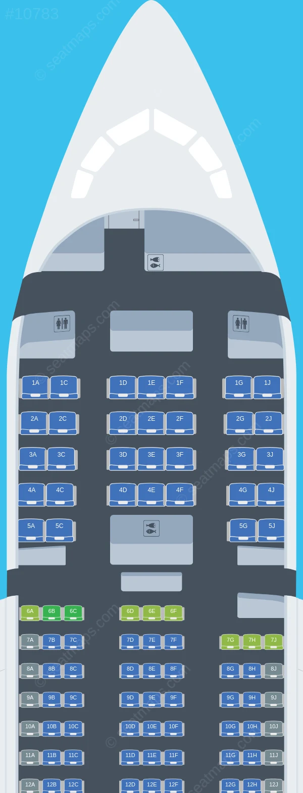 Air Europa Boeing 787-8 V.2 seatmap preview